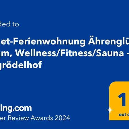 Apartment Chalet-ferienwohnung Aehrenglueck, 70 Qm, Wellness/fitness/sauna - Bergroedelhof Feilitzsch