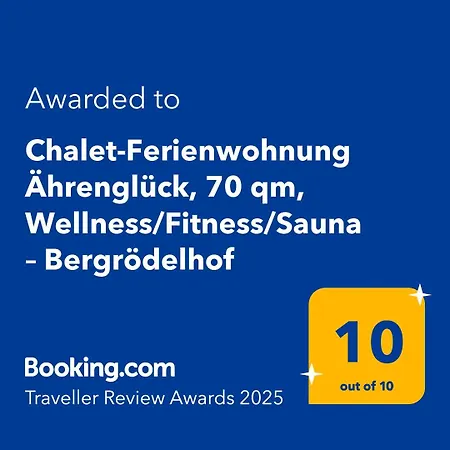 Chalet-ferienwohnung Aehrenglueck, 70 Qm, Wellness/fitness/sauna - Bergroedelhof Apartment