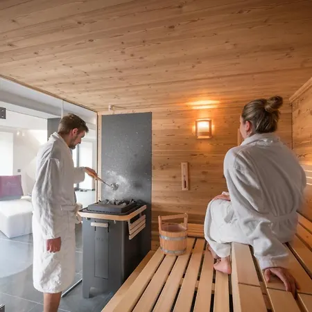 Lägenhet Im Chaletstil Aehrenglueck 70 Qm Wellness Fitness Sauna Bergroedelhof